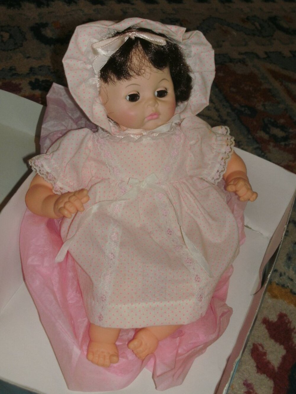 Vintage 15" Tall Madame Alexander Baby Doll P*ssy Cat 3260 in Original Packaging